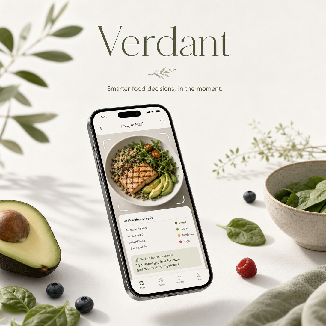 Verdant Coach — the most intelligent and innovative nutrition app